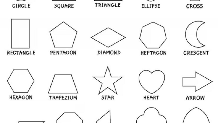 27 Names of Shapes with Pictures