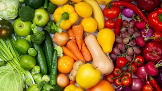 A-Z of fruit and vegetables